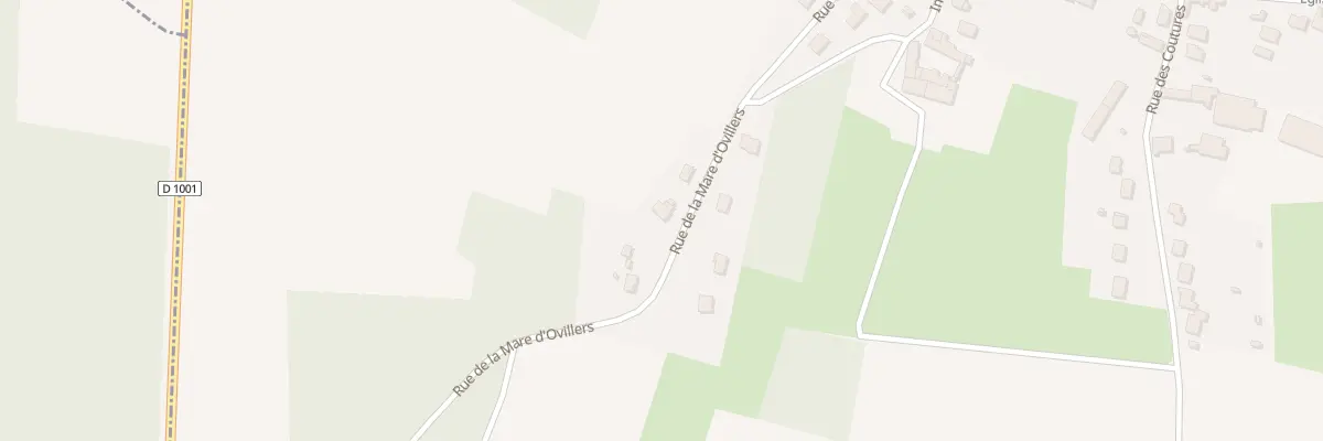 Plan du 324 Rue de la Mare d’Ovillers à Novillers
