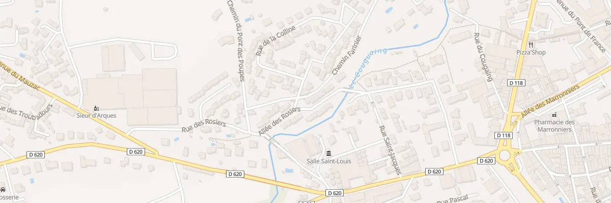 Plan du 25 Rue des Rosiers à Limoux