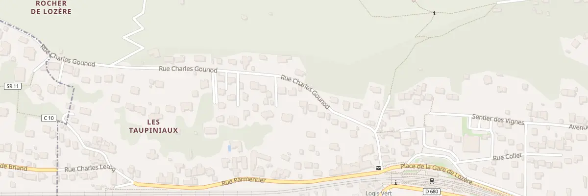 Plan du 21 Rue Charles Gounod à Palaiseau