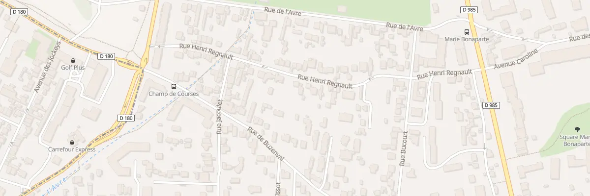Plan du 51 Rue Henri Regnault à Saint-Cloud