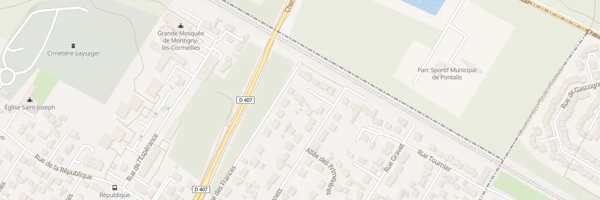 Plan du 13 Rue Tournier à Montigny-lès-Cormeilles