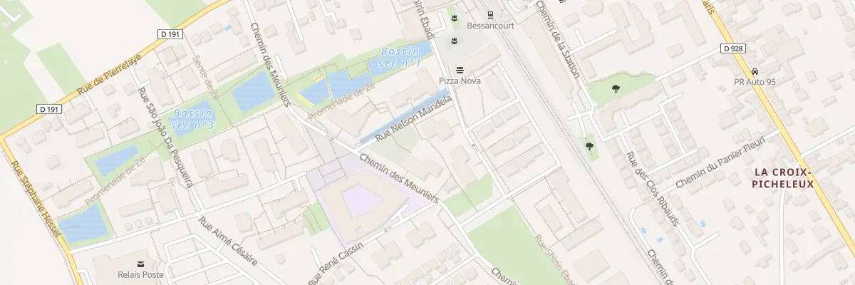 Plan du 10 Rue Shirin Ebadi à Bessancourt