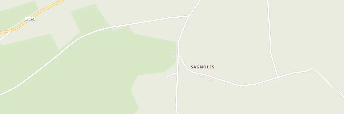Plan du 2 Les Sagnoles à Sornac