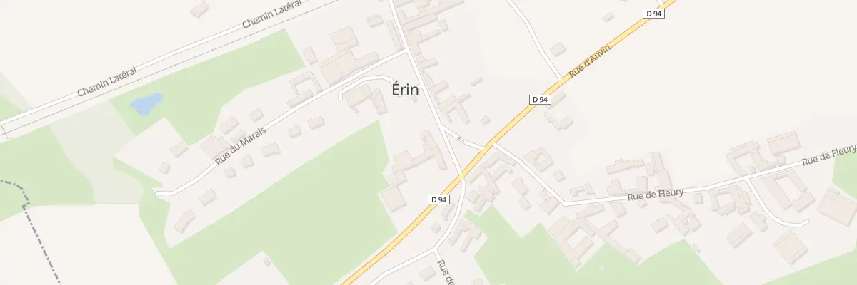 Plan du 3 Rue du Chateau à Érin