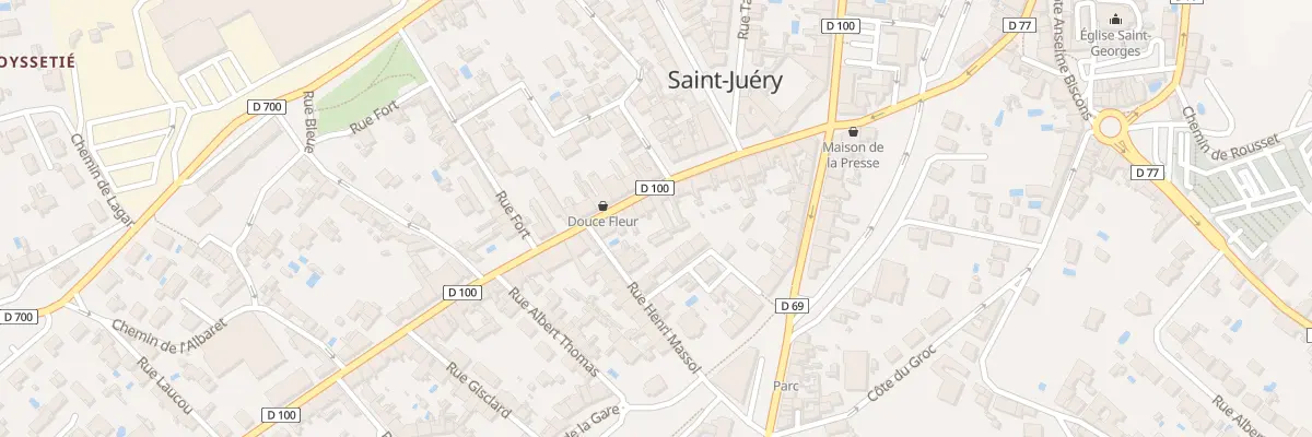 Plan du 21 Av Jean Jaurès à Saint-Juéry