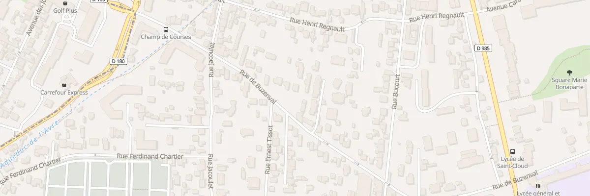 Plan du 60 Rue de Buzenval à Saint-Cloud