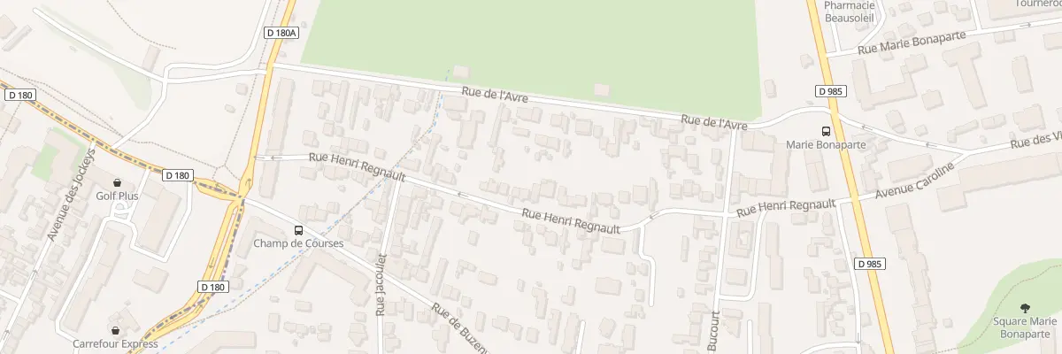 Plan du 50 Rue Henri Regnault à Saint-Cloud