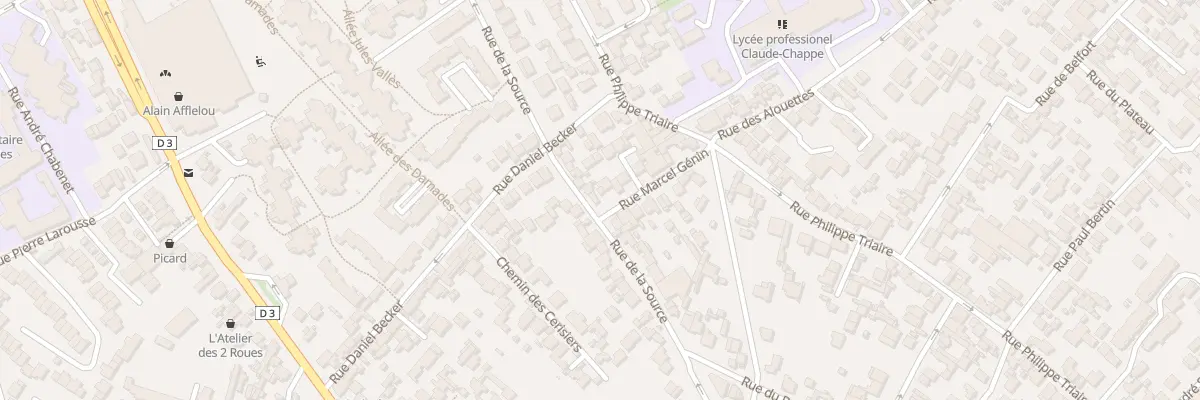 Plan du 117 Rue de la Source à Nanterre