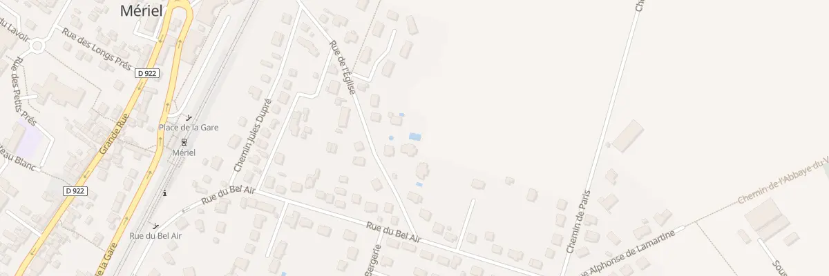 Plan du 63 Rue de l’Eglise à Mériel