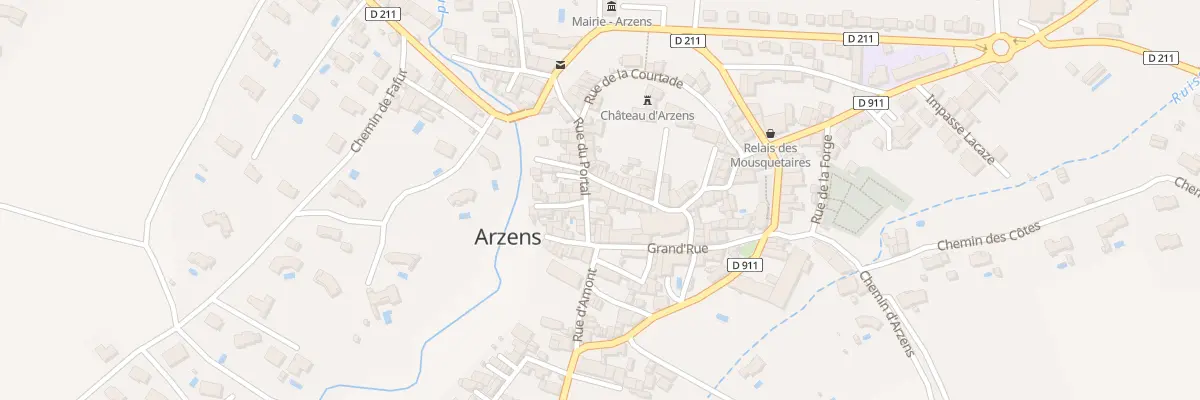 Plan du 175 Rue du Portal à Arzens