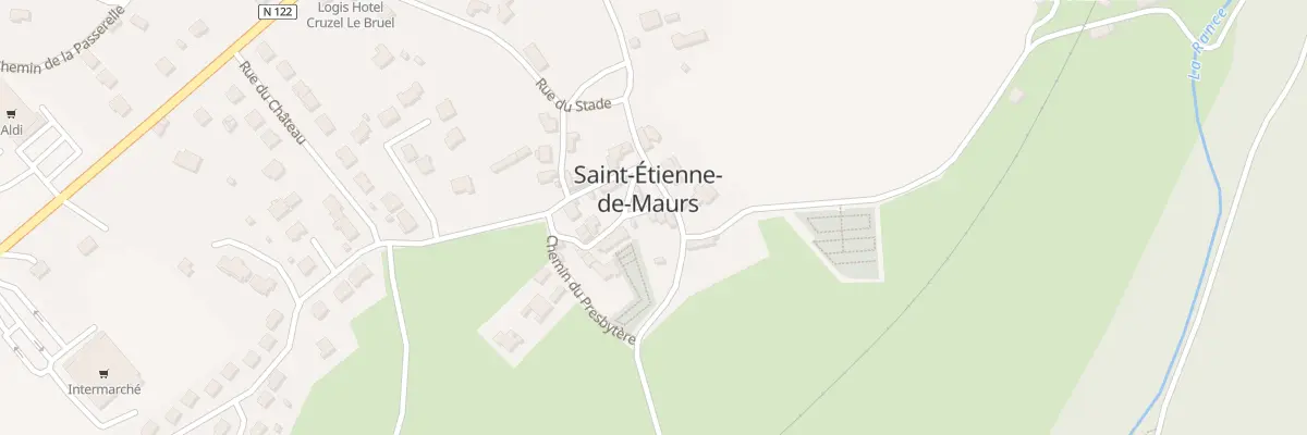 Plan du 8 Pl de l’Eglise à Saint-Étienne-de-Maurs