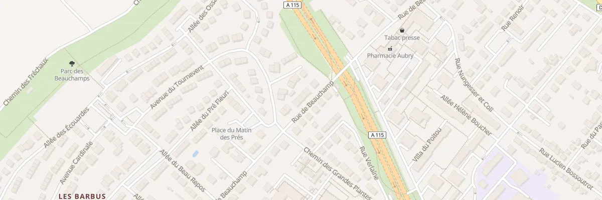 Plan du 144 Rue de Beauchamp à Taverny