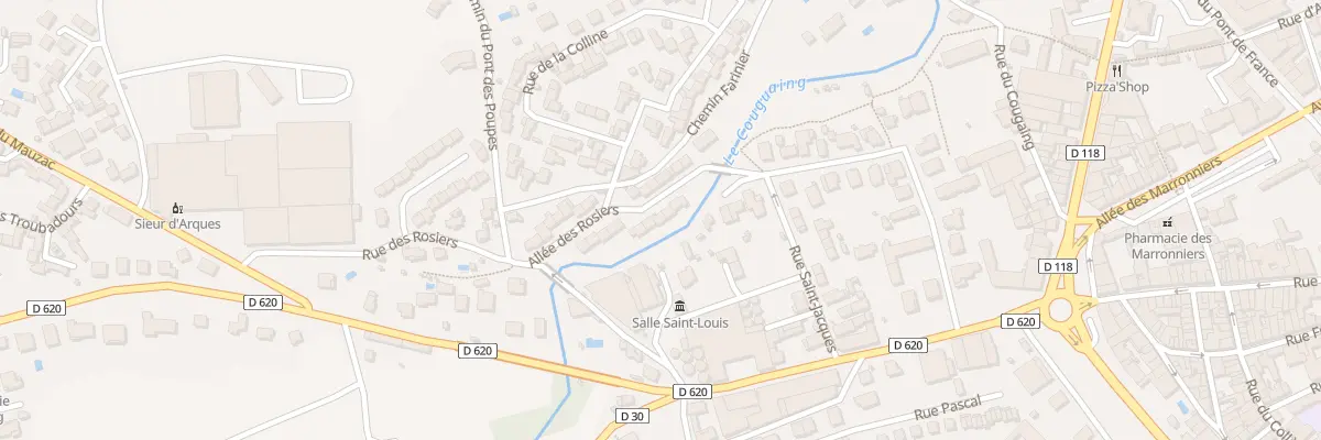 Plan du 24 Rue des Rosiers à Limoux