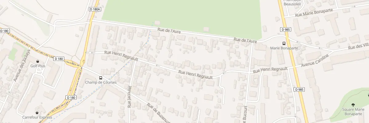 Plan du 48 Rue Henri Regnault à Saint-Cloud