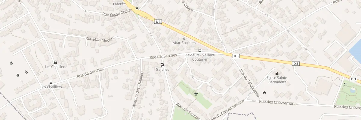 Plan du 21 Rue de Garches à Nanterre