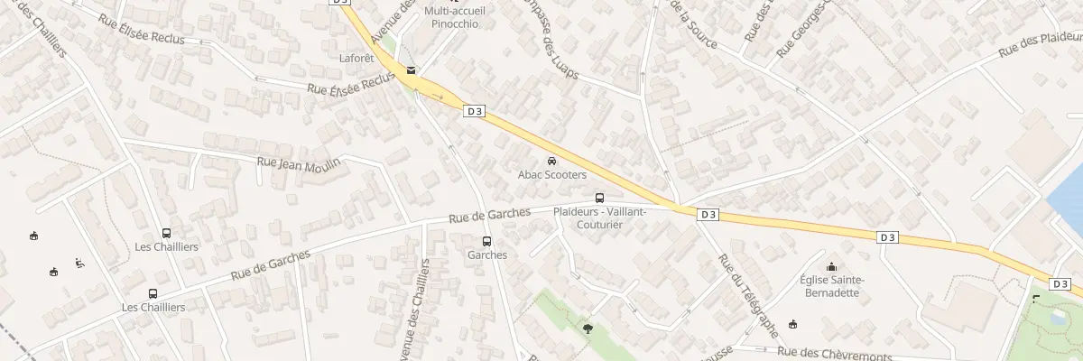 Plan du 20 Rue de Garches à Nanterre