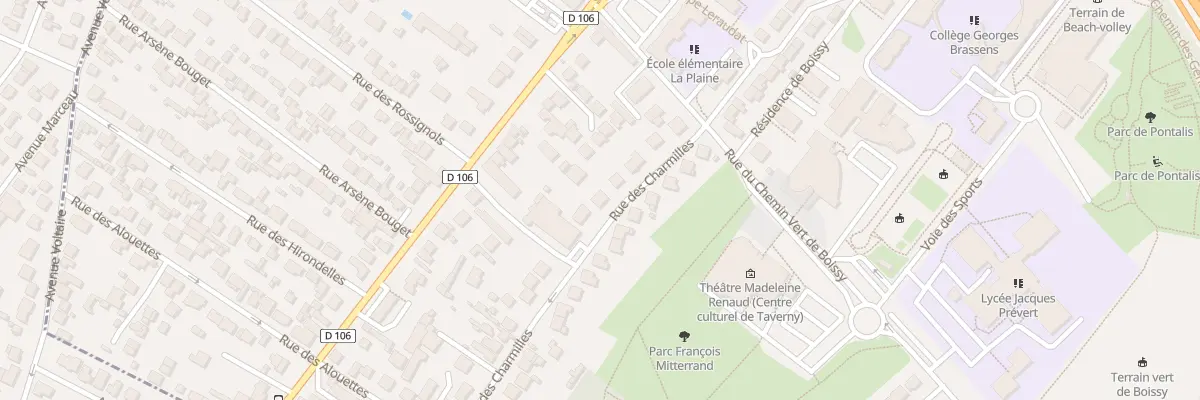 Plan du 39 Rue des Charmilles à Taverny