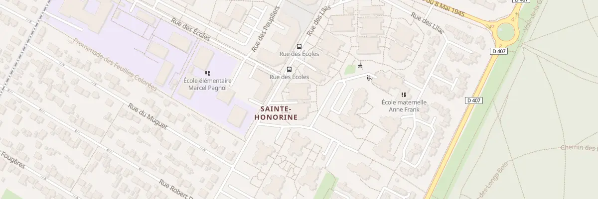Plan du 28 Rue des Lilas à Taverny