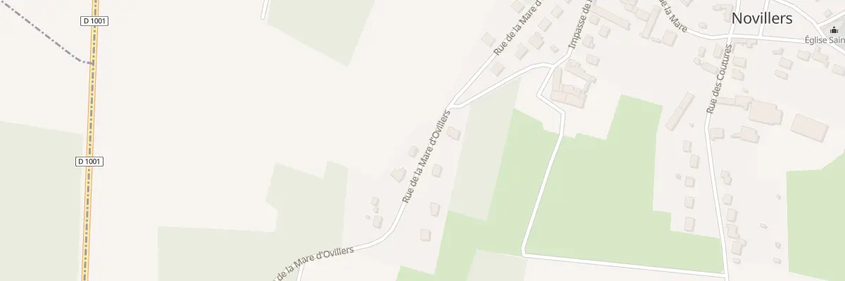 Plan du 304 Rue de la Mare d’Ovillers à Novillers