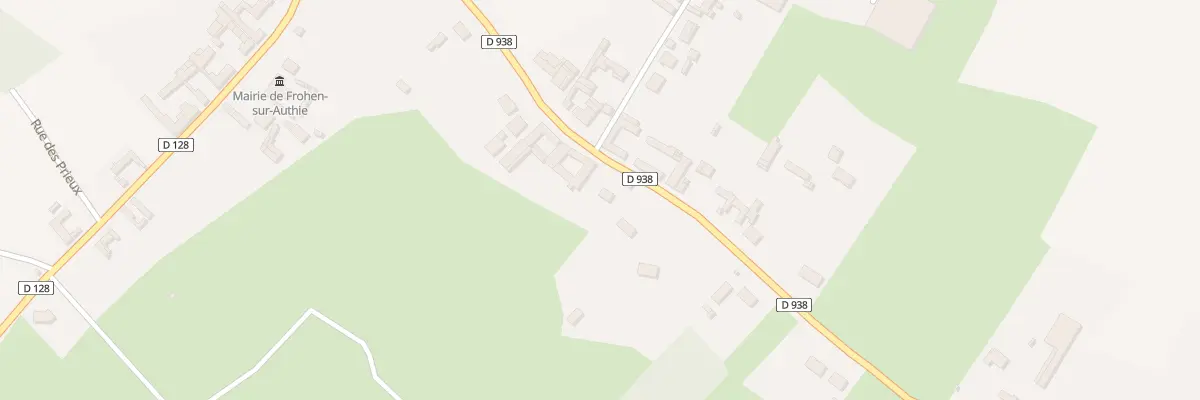 Plan du 281 Rte de Doullens à Frohen-sur-Authie