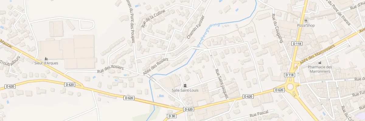 Plan du 26 Rue des Rosiers à Limoux