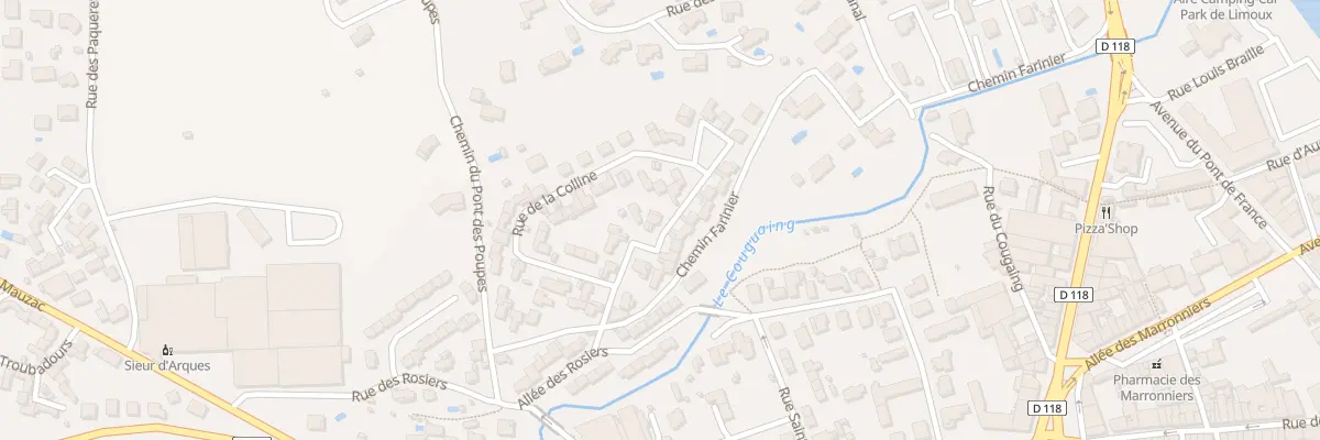 Plan du 13 Rue Beau Site à Limoux