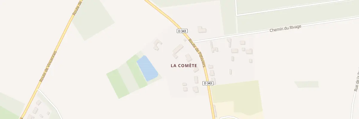 Plan du 71 Rte de Pithiviers à Ingrannes