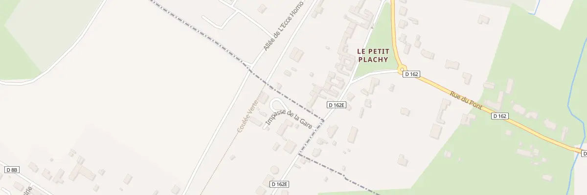 Plan du 10 Rue de la Gare à Plachy-Buyon