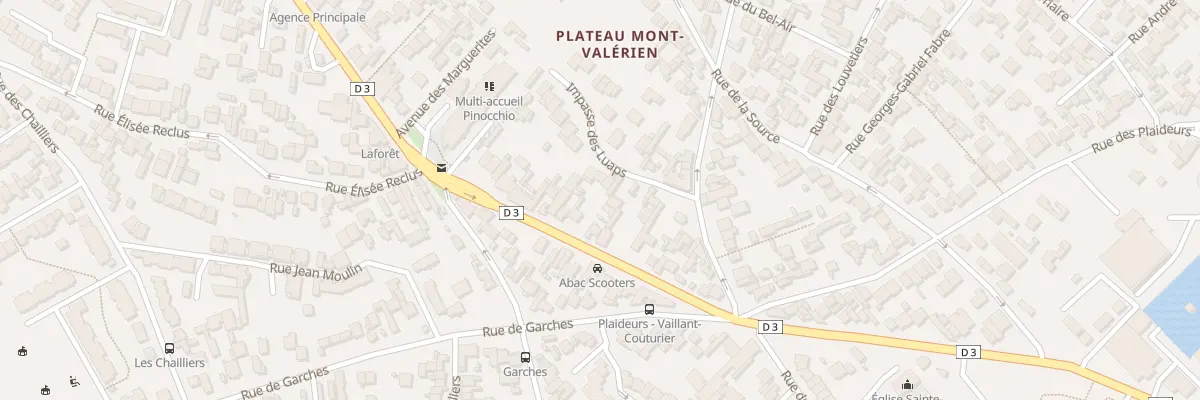Plan du 245 Rue Paul Vaillant-Couturier à Nanterre