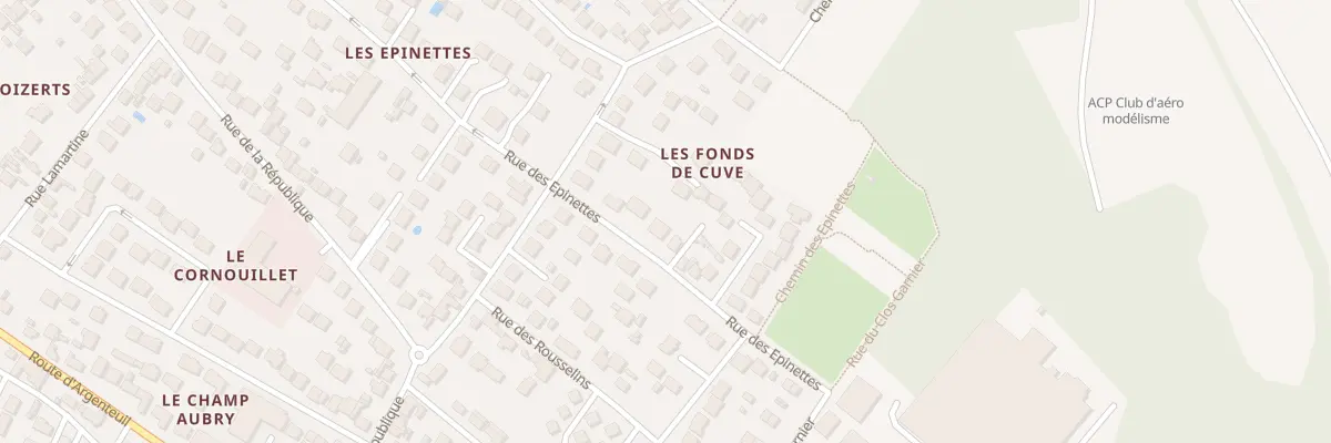 Plan du 57 Rue des Epinettes à Cormeilles-en-Parisis