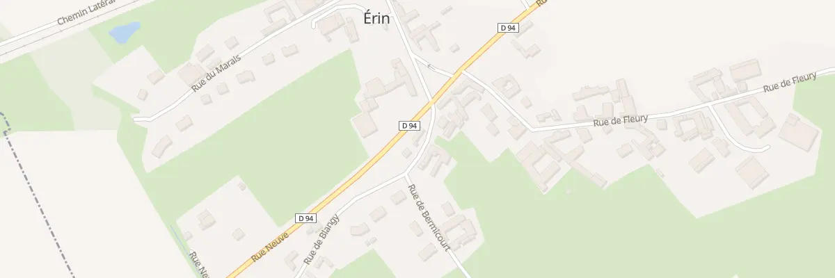 Plan du 2 Rue de Blangy à Érin