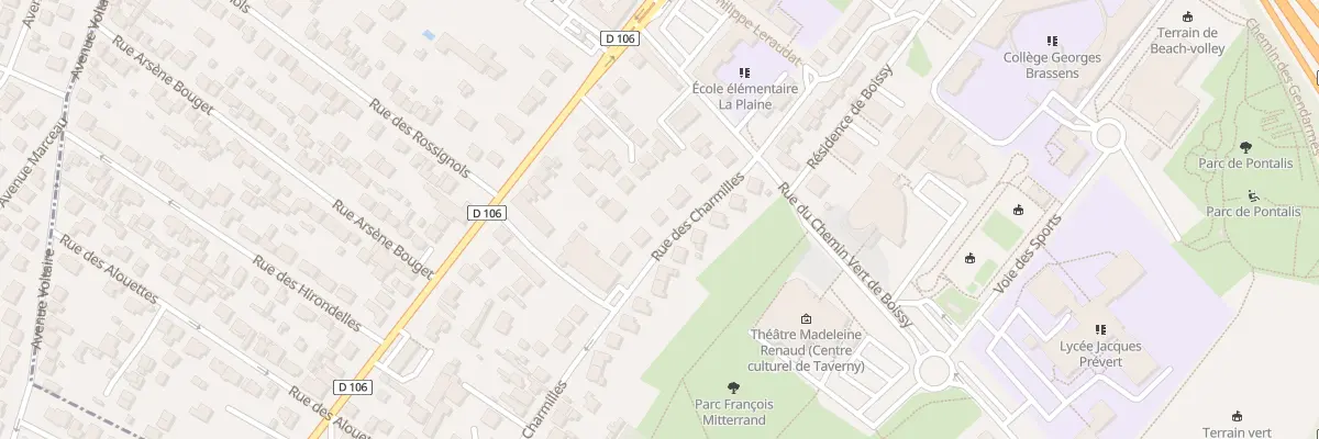 Plan du 41 Rue des Charmilles à Taverny