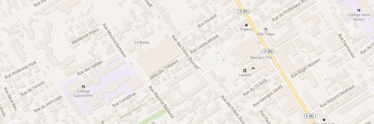 Plan du 85 Rue des Frères Bonneff à Bezons