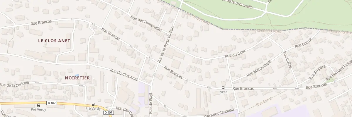 Plan du 90 Rue Brancas à Sèvres