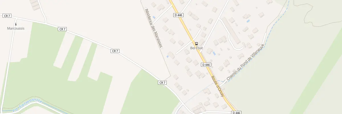 Plan du 3 All des Pommiers à Marcoussis