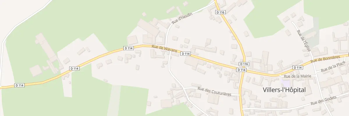 Plan du 22 Rue de Wavans à Villers-l’Hôpital