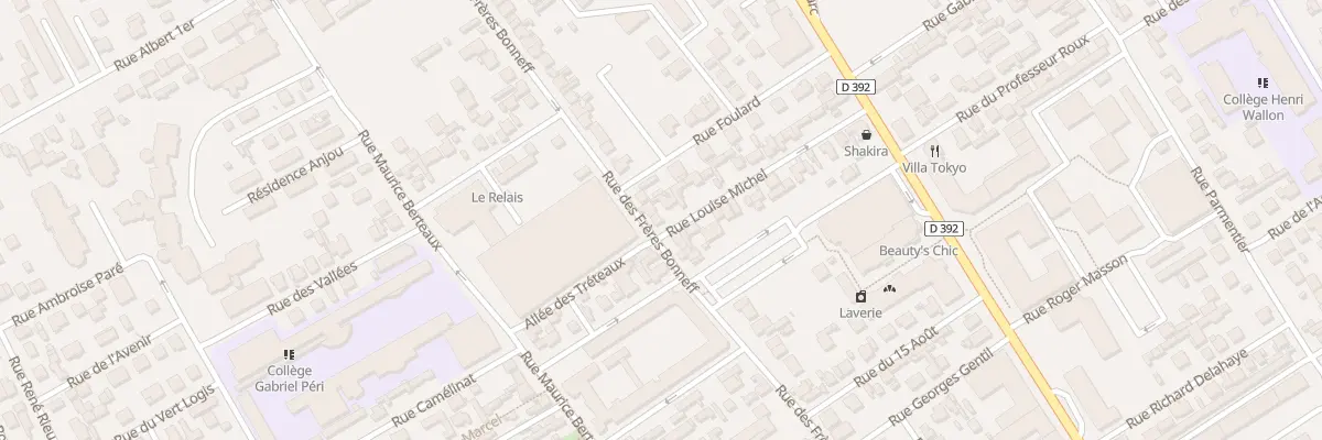 Plan du 86 Rue des Frères Bonneff à Bezons