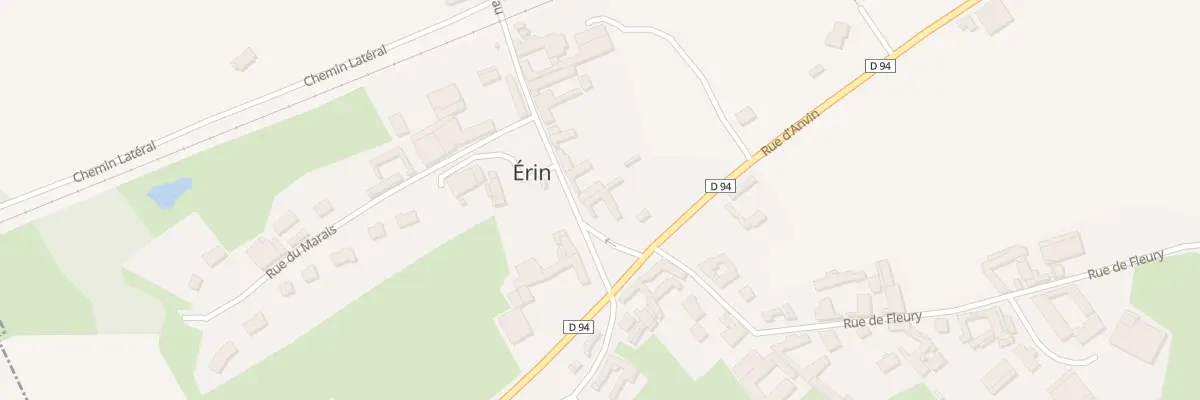Plan du 2 Rue du Chateau à Érin