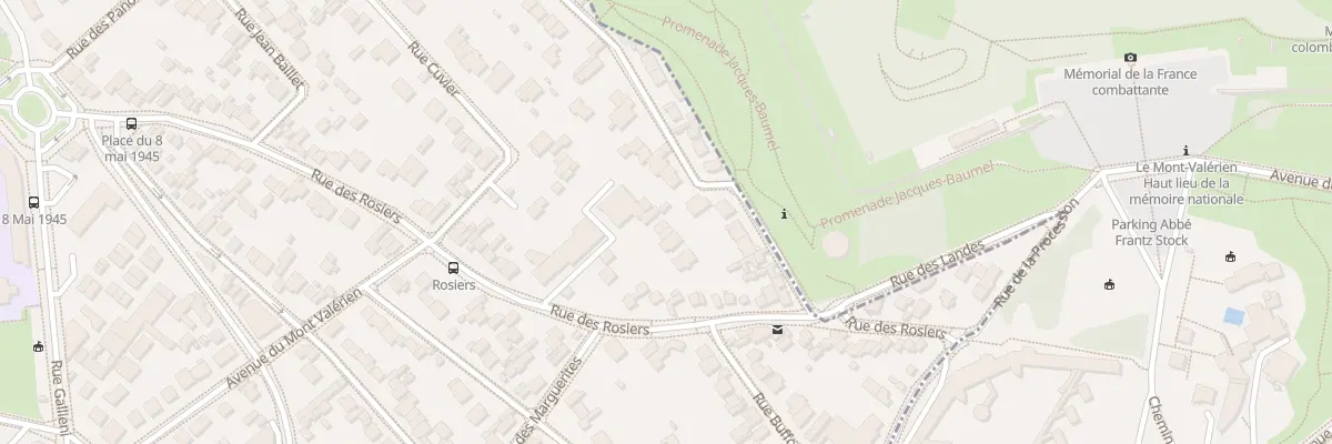 Plan du 110B Rue des Talus à Rueil-Malmaison