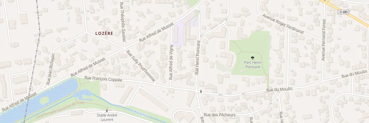 Plan du 22 Rue Henri Poincaré à Palaiseau