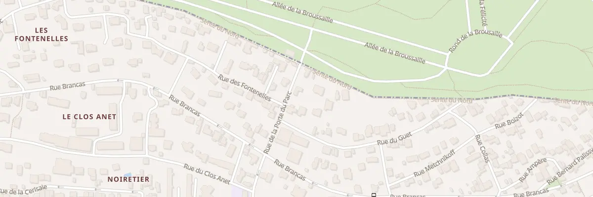 Plan du 4B Rue de la Porte du Parc à Sèvres