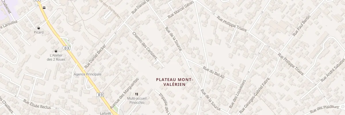 Plan du 168 Rue de la Source à Nanterre