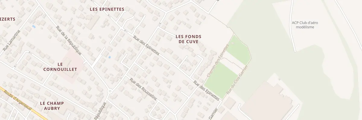 Plan du 59 Rue des Epinettes à Cormeilles-en-Parisis