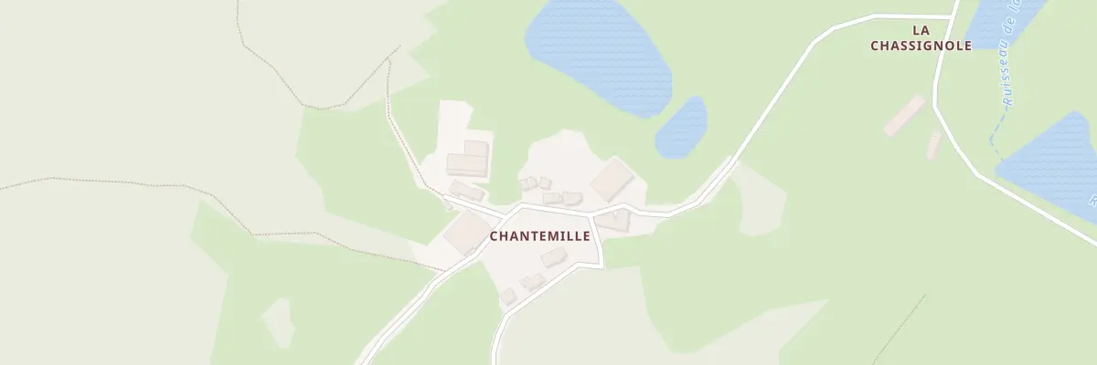 Plan du 4 Chantemille à Toulx-Sainte-Croix