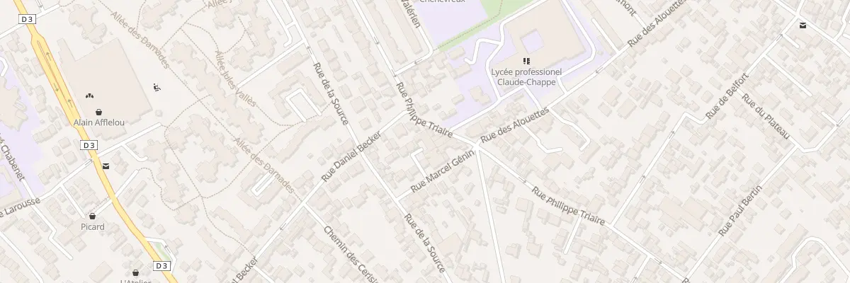 Plan du 122 Rue Philippe Triaire à Nanterre