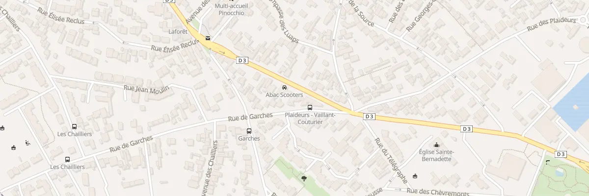 Plan du 236 Rue Paul Vaillant-Couturier à Nanterre