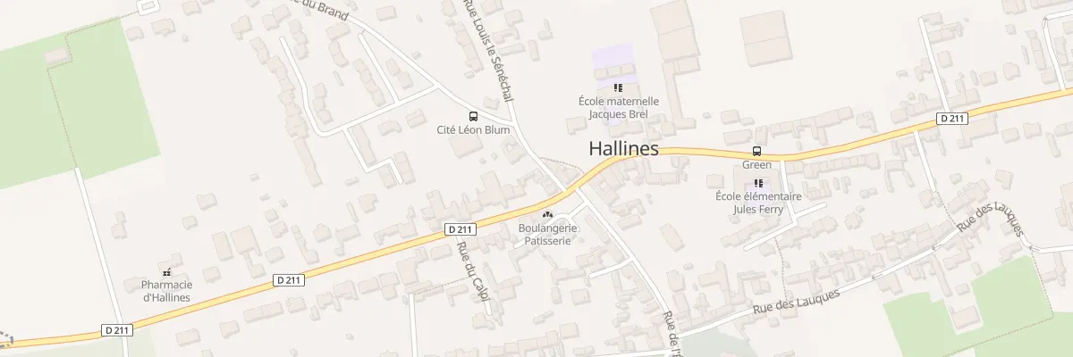 Plan du 2 Rue Louis le Sénéchal à Hallines