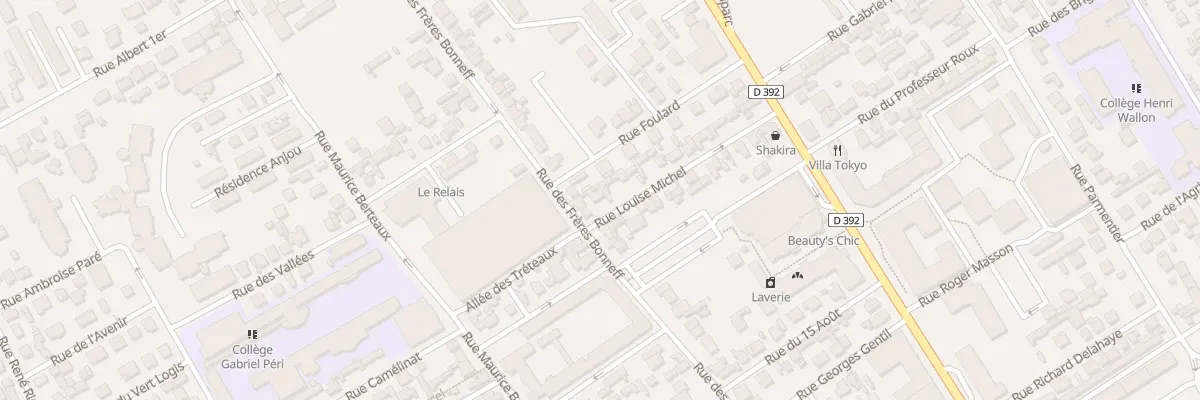 Plan du 26 Rue Louise Michel à Bezons