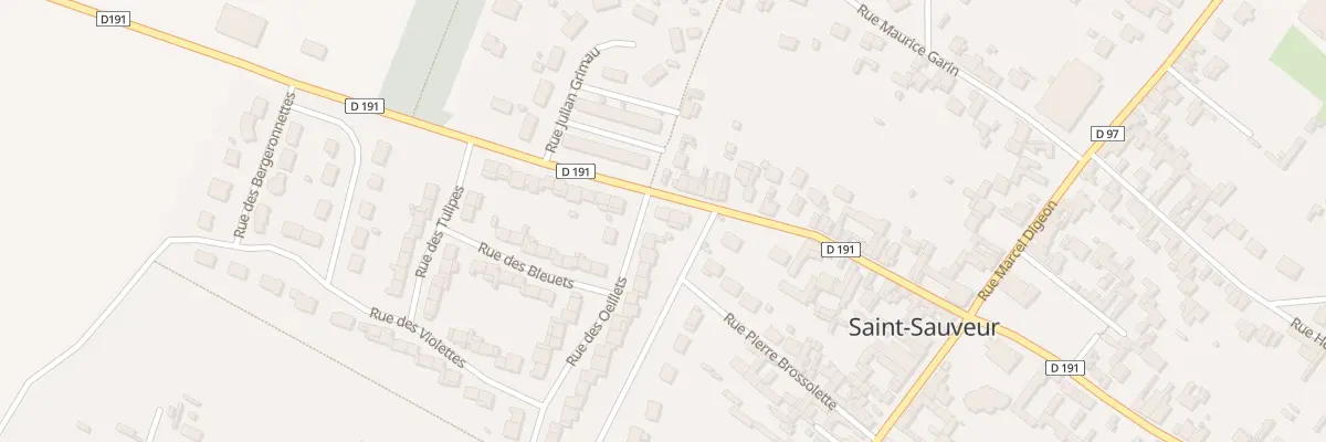 Plan du 213 Rue Roger Salengro à Saint-Sauveur