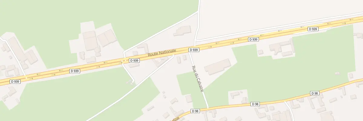 Plan du 1 Rue du Calvaire à Humières